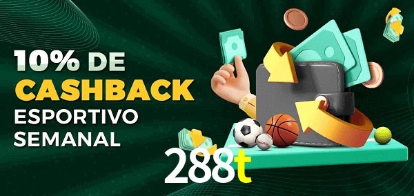 10% de bônus de cashback na 288t